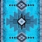Flash Furniture 2x11 Turquoise Rustic Southwest Style Area Rug ACD-RGC318-211-TQ-GG - alternate 6